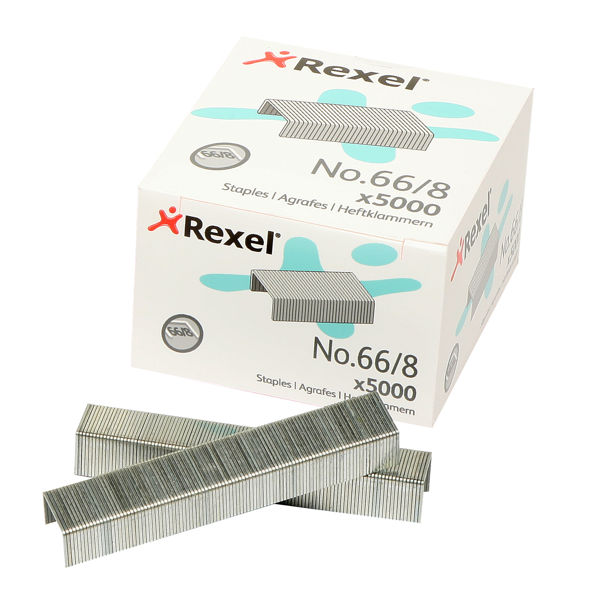 Picture of REXEL STAPLES 66/8MM BX5000