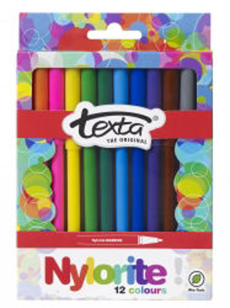 Picture of TEXTA NYLORITE COLOR MARKER PACK OF 12
