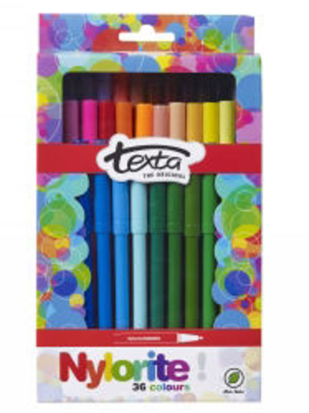 Picture of TEXTA NYLORITE COLOR MARKER PACK OF 36