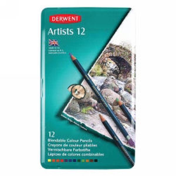 Picture of DERWENT ARTISTS PENCIL TIN 12