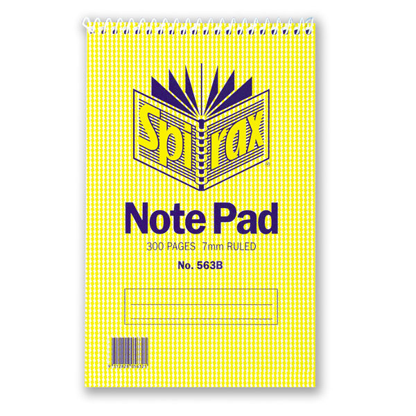 Picture of SPIRAX 563B NOTEBOOK REPORTERS 200X127MM