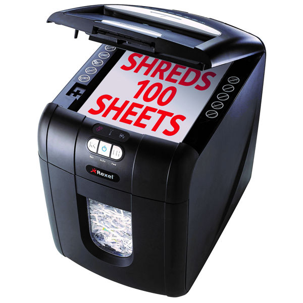 Picture of REXEL SHREDDER STACK&SHRED AUTO 100X