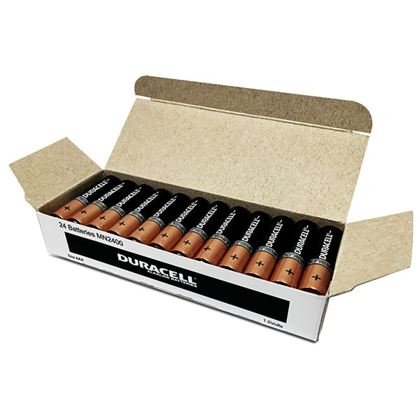 Picture of DURACELL COPPERTOP AAA PACK OF 24