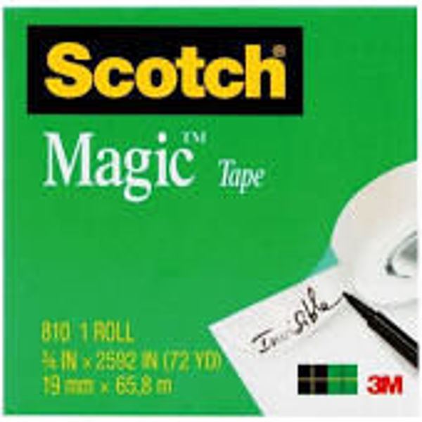 Picture of MAGIC TAPE 810 19x66 (BOXED) 3M