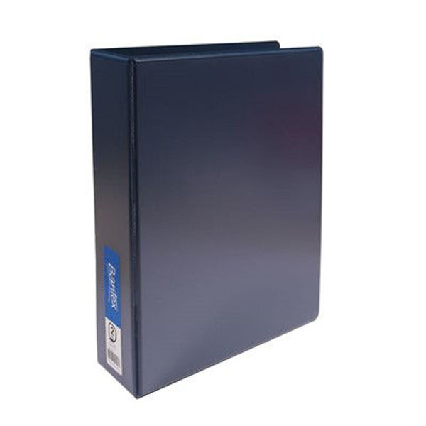 Picture of BANTEX 2D RING 50MM INSERT RING BINDER STANDARD PP A4 - BLUE