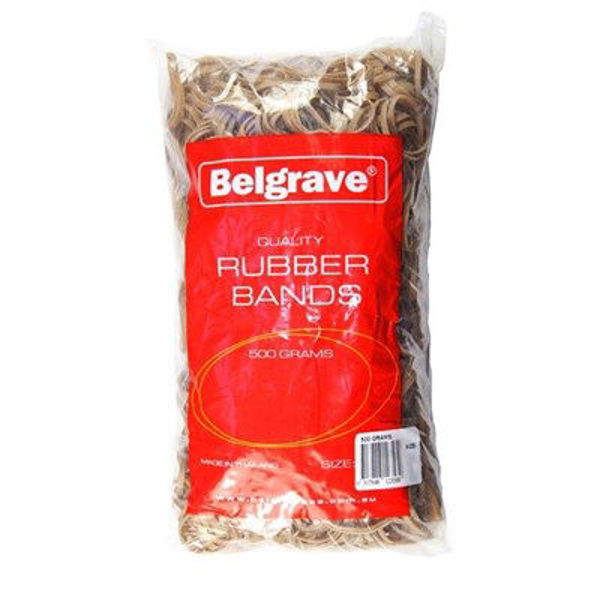 Picture of BELGRAVE RUBBER BANDS SIZE 18  -500 GRAMS