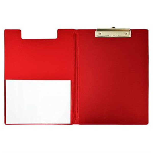 Picture of BANTEX CLIPFOLDER STANDARD PVC A4 - RED