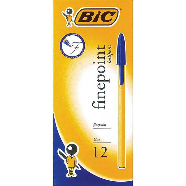 Picture of BIC CRISTAL FINEPOINT BLUE BOX 12