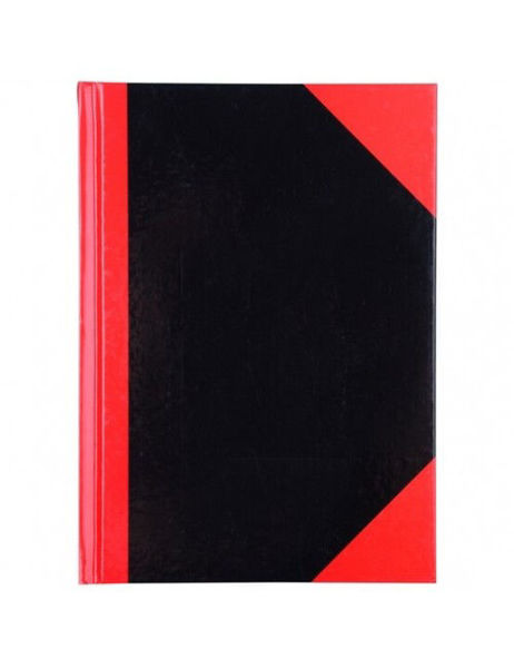 Picture of NOTEBOOK A4 BLACK & RED 100LF
