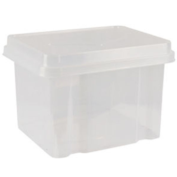Picture of 32 LITRE STORAGE / FILE BOX CLEAR