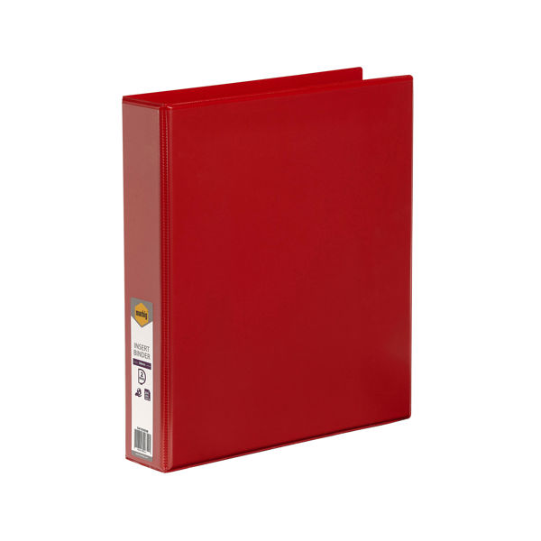 Picture of MARBIG C/VIEW INSERT BINDER A4 2D 38MM RED