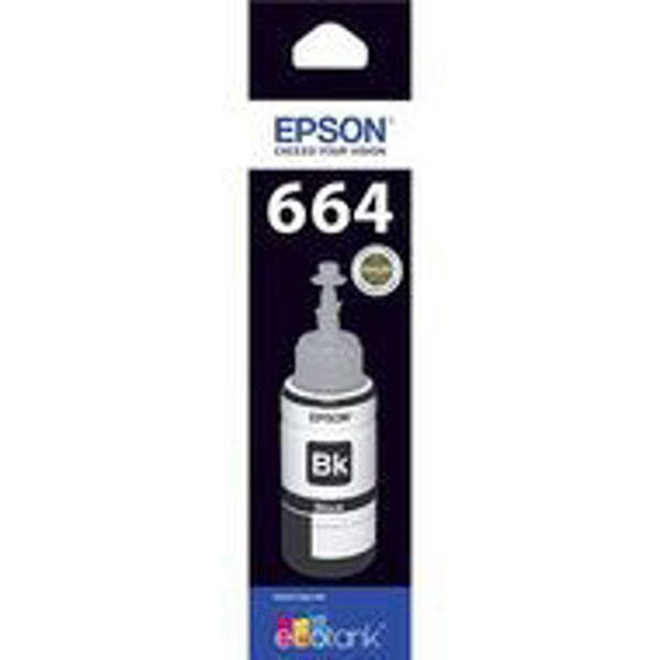Picture of Epson T664 Blk EcoTank Bottle