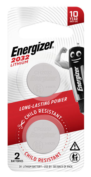Picture of BATTERY ENERGIZER CR2032 CALCULATOR PK2