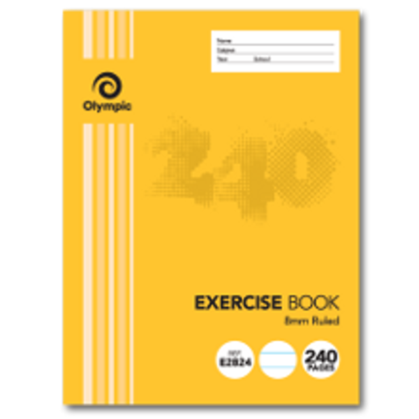 Picture of OLYMPIC 9x7 EXERCISE BOOK 240 PAGE