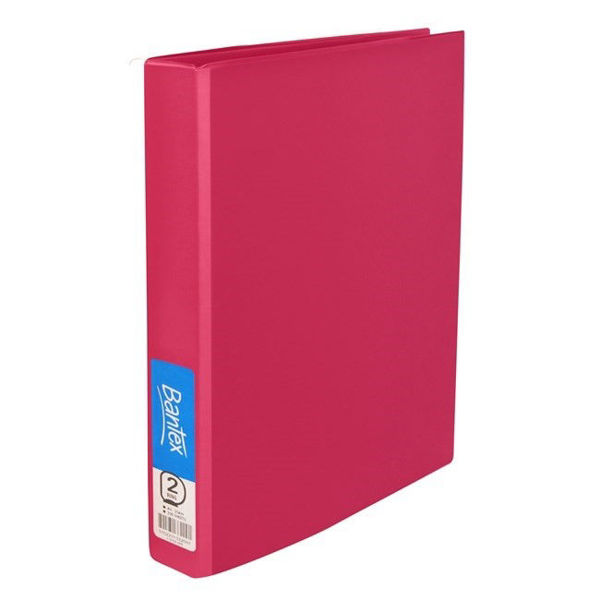 Picture of BANTEX A4 2D RING 25MM RING BINDER FRUITS PVC - GRAPE