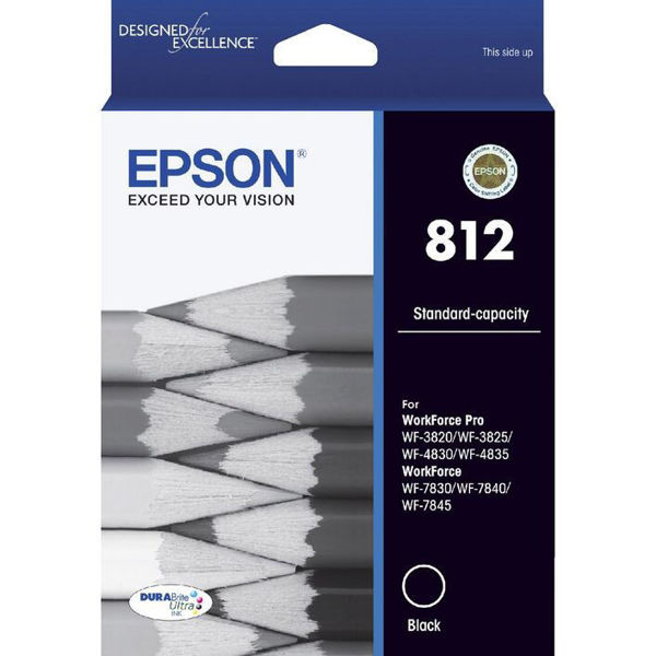 Picture of Epson 812 Black Ink Cart