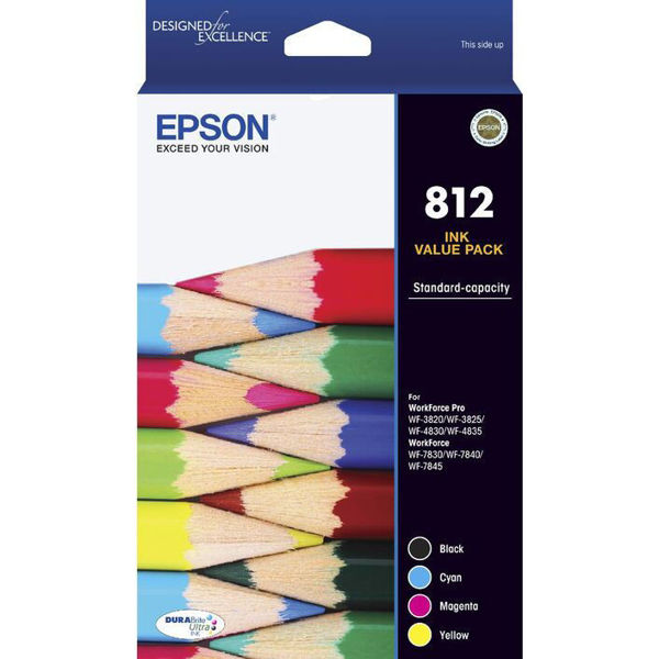 Picture of Epson 812 4 Ink Value Pack