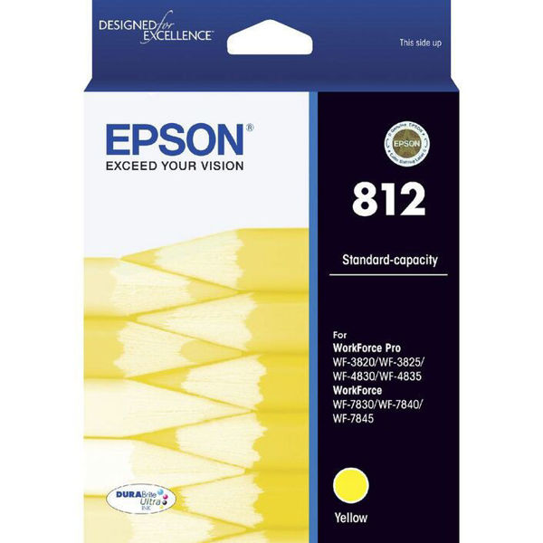 Picture of Epson 812 Yellow Ink Cart