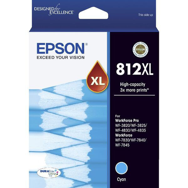 Picture of Epson 812XL Cyan Ink Cart