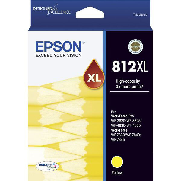Picture of Epson 812XL Yellow Ink Cart