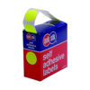 Picture of QUIKSTIK LABEL CIRCLE 24MM FLUORO YELLOW