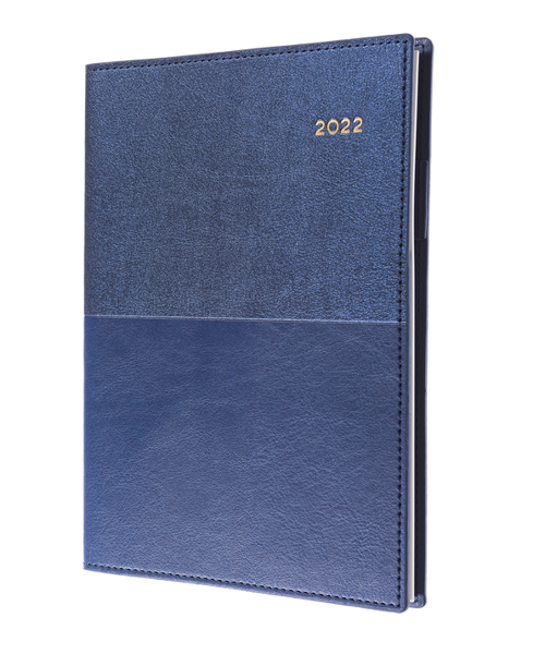 Picture of DIARY 2022 COLLINS A4 VANESSA DTP BLUE