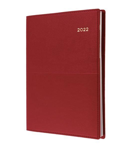 Picture of DIARY 2022 COLLINS A4 VANESSA DTP RED