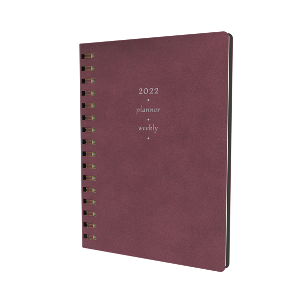 Picture of DIARY 2022 COLLINS A5 DANTE WTV BURGUNDY