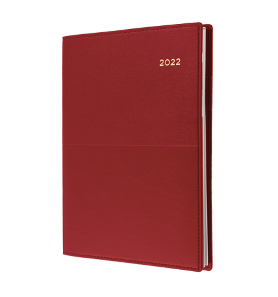 Picture of DIARY 2022 COLLINS A5 VANESSA DTP RED