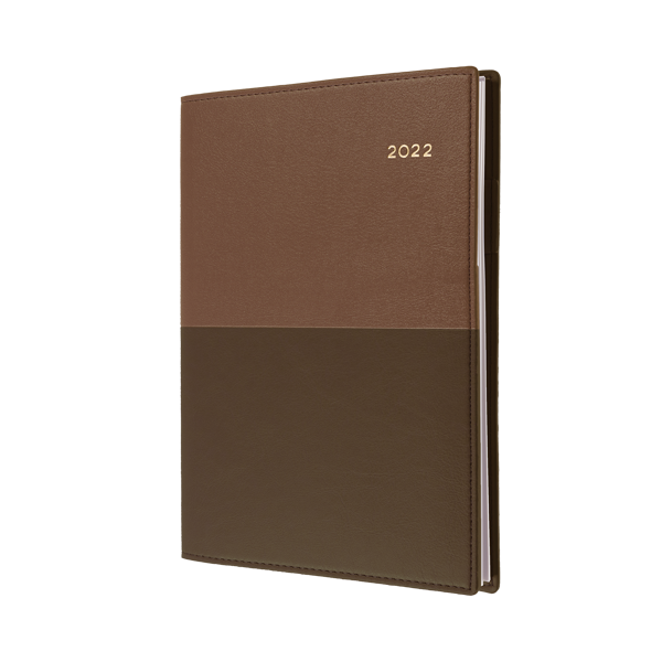Picture of DIARY 2022 COLLINS A5 VANESSA DTP TAN