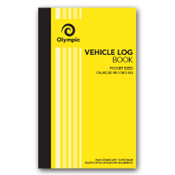 Picture of OLYMPIC VEHICLE LOG BOOK 180x110 64 PG