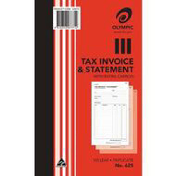 Picture of OLYMPIC 625 TAX INVOICE BOOK