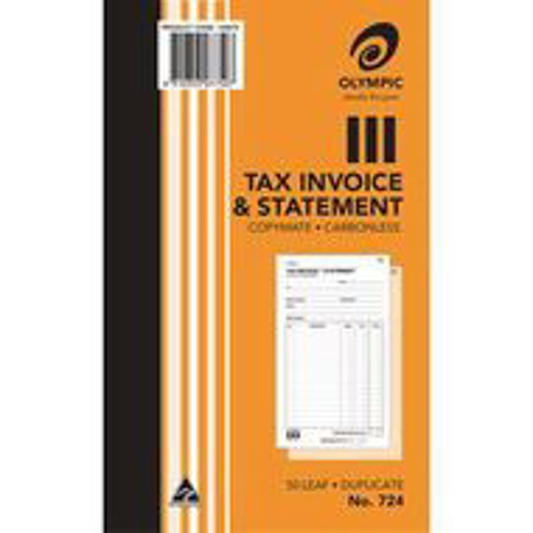 Picture of OLYMPIC 724 TAX INVOICE BOOK