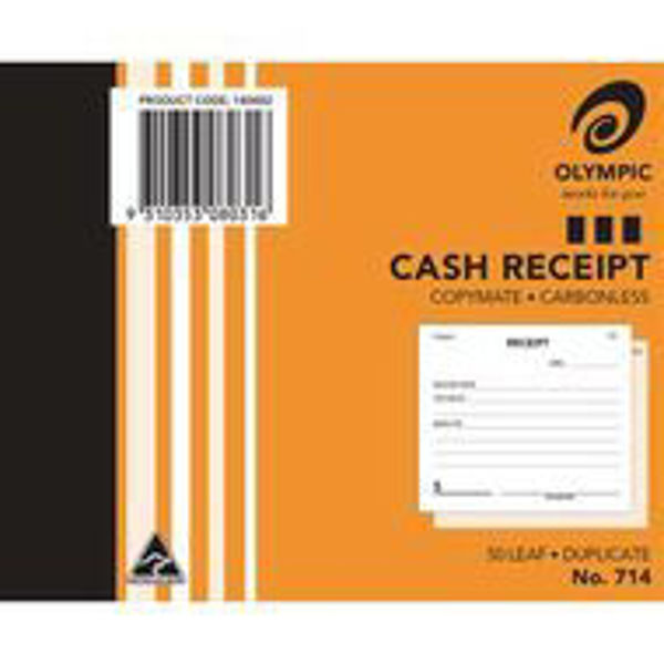 Picture of OLYMPIC 714 CASH RECEIPT BOOK