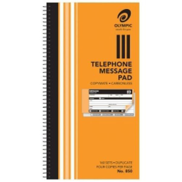 Picture of OLYMPIC 850 TELEPHONE MESSAGE PAD