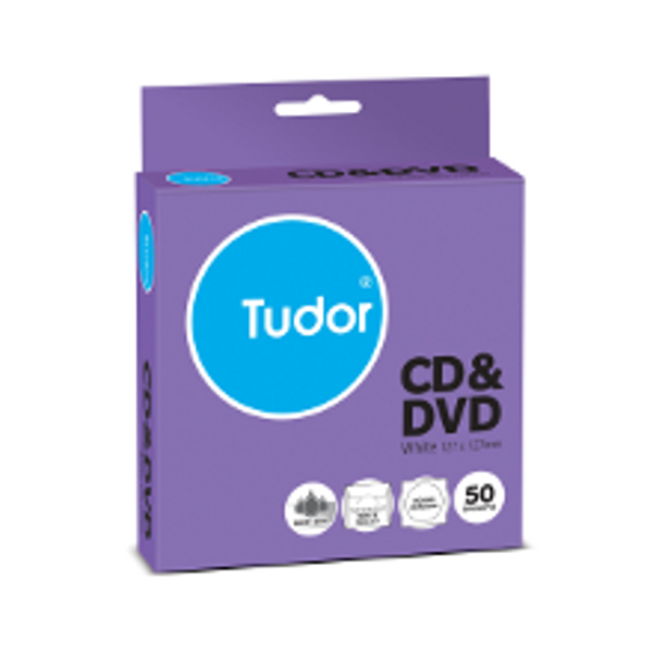 Picture of TUDOR CD & DVD ENVELOPES PACK 50