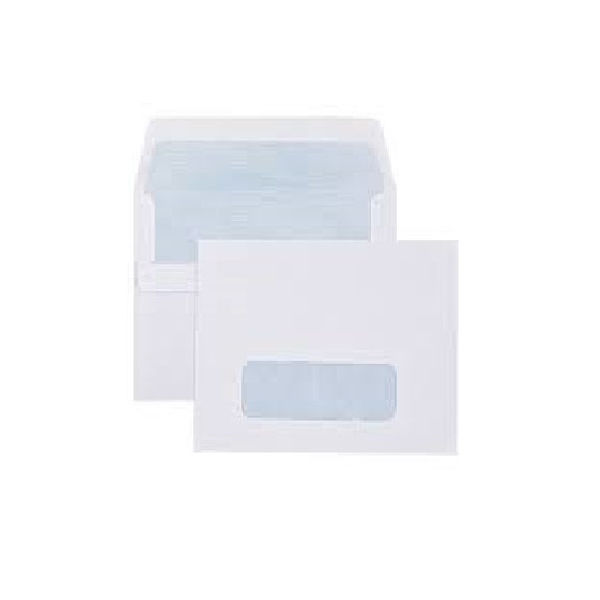 Picture of C6 WINDOW FACE ENVELOPES PACK 25