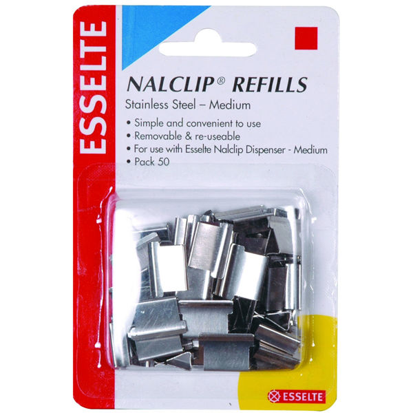Picture of ESSELTE NALCLIP NALCLIP REFILLS MED PK50