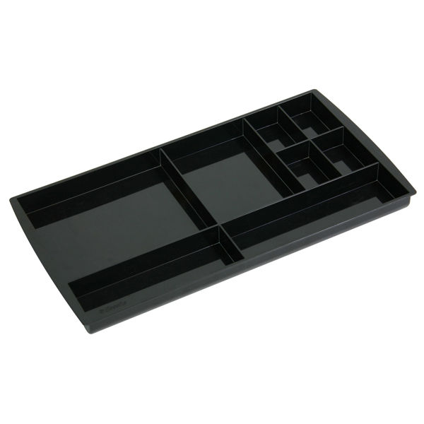 Picture of ESSELTE NOUVEAU DRAWER TIDY BLACK