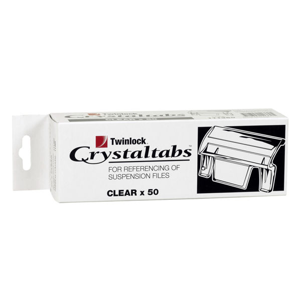 Picture of CRYSTALFILE CLEAR TABS PK 50