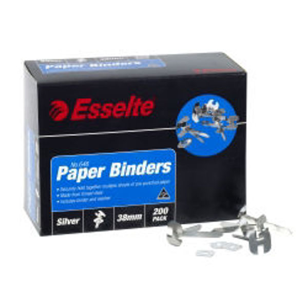 Picture of ESSELTE PAPER BINDERS 38MM BX200