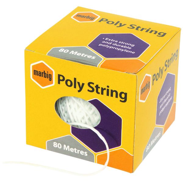 Picture of MARBIG POLY STRING 80M WHITE