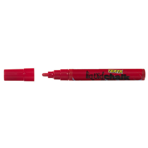 Picture of TEXTA LIQUID CHALK DRY WIPE RED