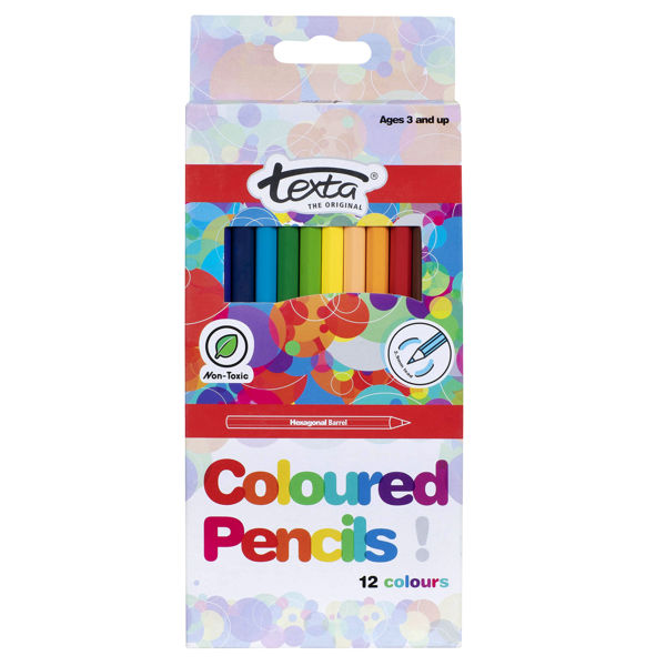 Picture of TEXTA COLOURED PENCILS  MARKER PACK OF 1