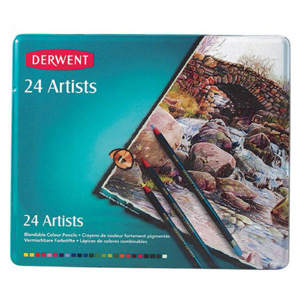 Picture of DERWENT ARTISTS PENCIL TIN 24