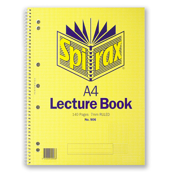 Picture of SPIRAX 906 LECTURE BOOK A4 140 PAGES S/O