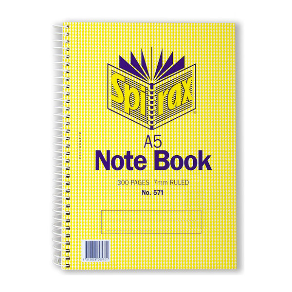 Picture of SPIRAX 571 NOTEBOOK A5 300 PAGE S/O