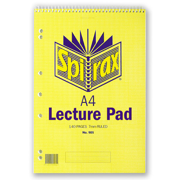 Picture of SPIRAX 905 LECTURE BOOK A4 140 PAGE T/O