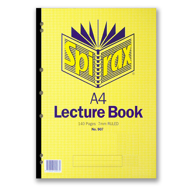 Picture of SPIRAX 907 LECTURE PAD A4 140 PAGE S/O