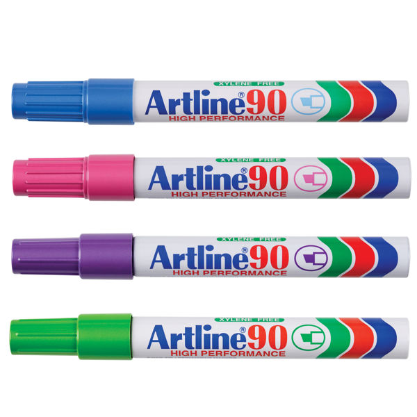 Picture of ARTLINE 90 ASSORTED PERMANENT MARKER BX12